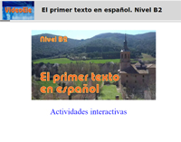 El primer texto en español - interactivo